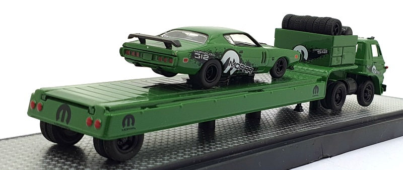 Castline M2 Machines 1/64 Scale DR51 '66 Dodge L600 & '71 Charger - Cuatom