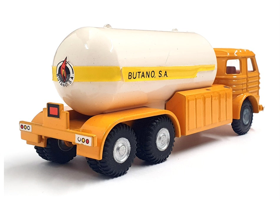 Joal Appx 15cm Long Diecast 208 - Camion Butano Tanker Truck - Yellow/White