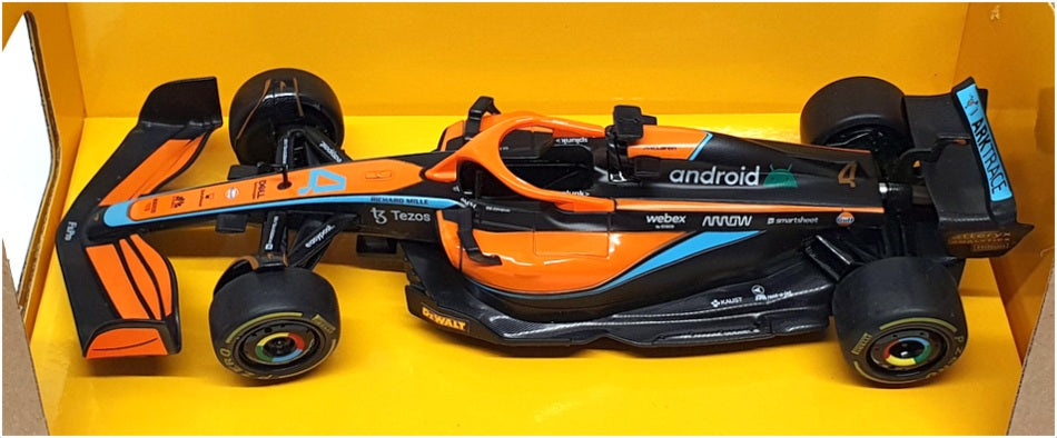 Rastar 1/24 Scale 56800 - MCL36 2022 Emilia Romagna GP - Orange/Blue/Black