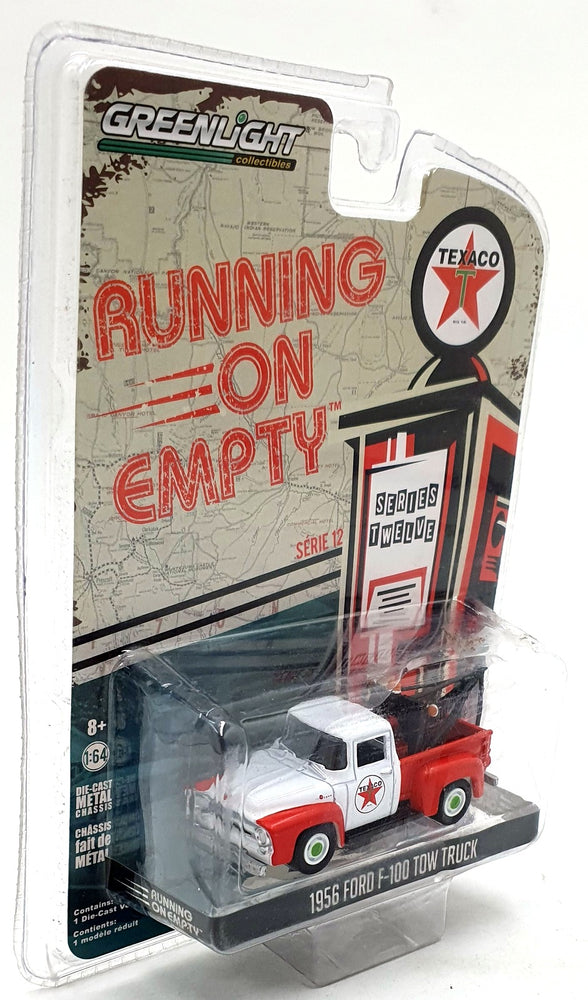 Greenlight 1/64 Scale 41120-B - 1956 Forf F-100 Toe Truck - Red/White