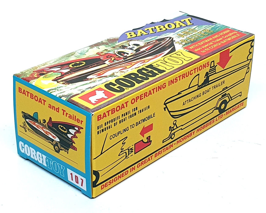 Corgi CD54321062 Reproduction (107) - Batboat & Trailer With Batman & Robin