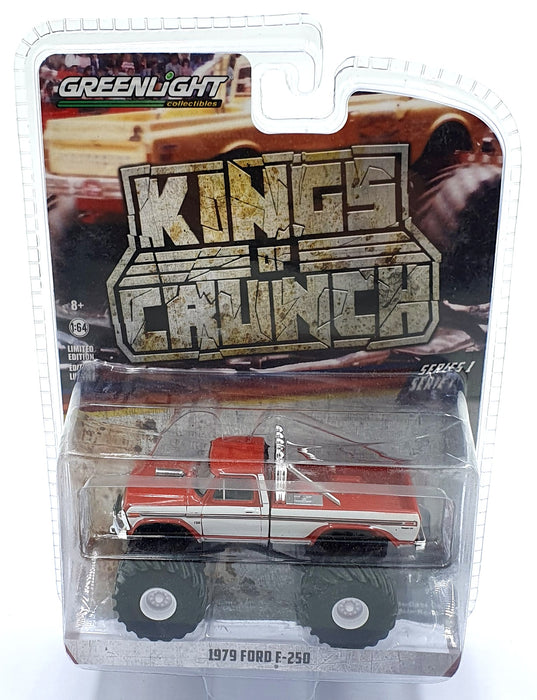 Greenlight 1/64 Scale 49010-F - 1979 Ford F-250 - Red/White