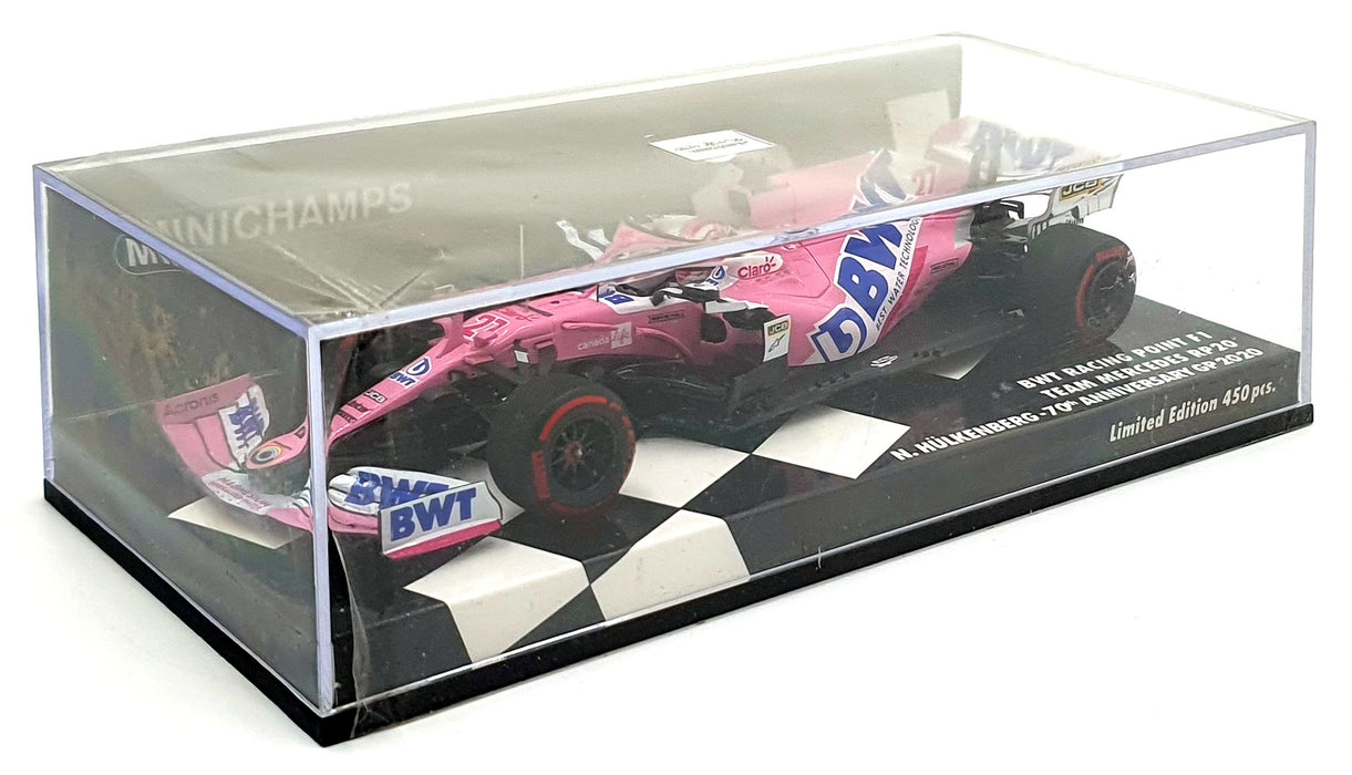 Minichamps 1/43 Scale 417 200527 BWT Racing F1 Team Mercedes RP20 #27 GP 2020