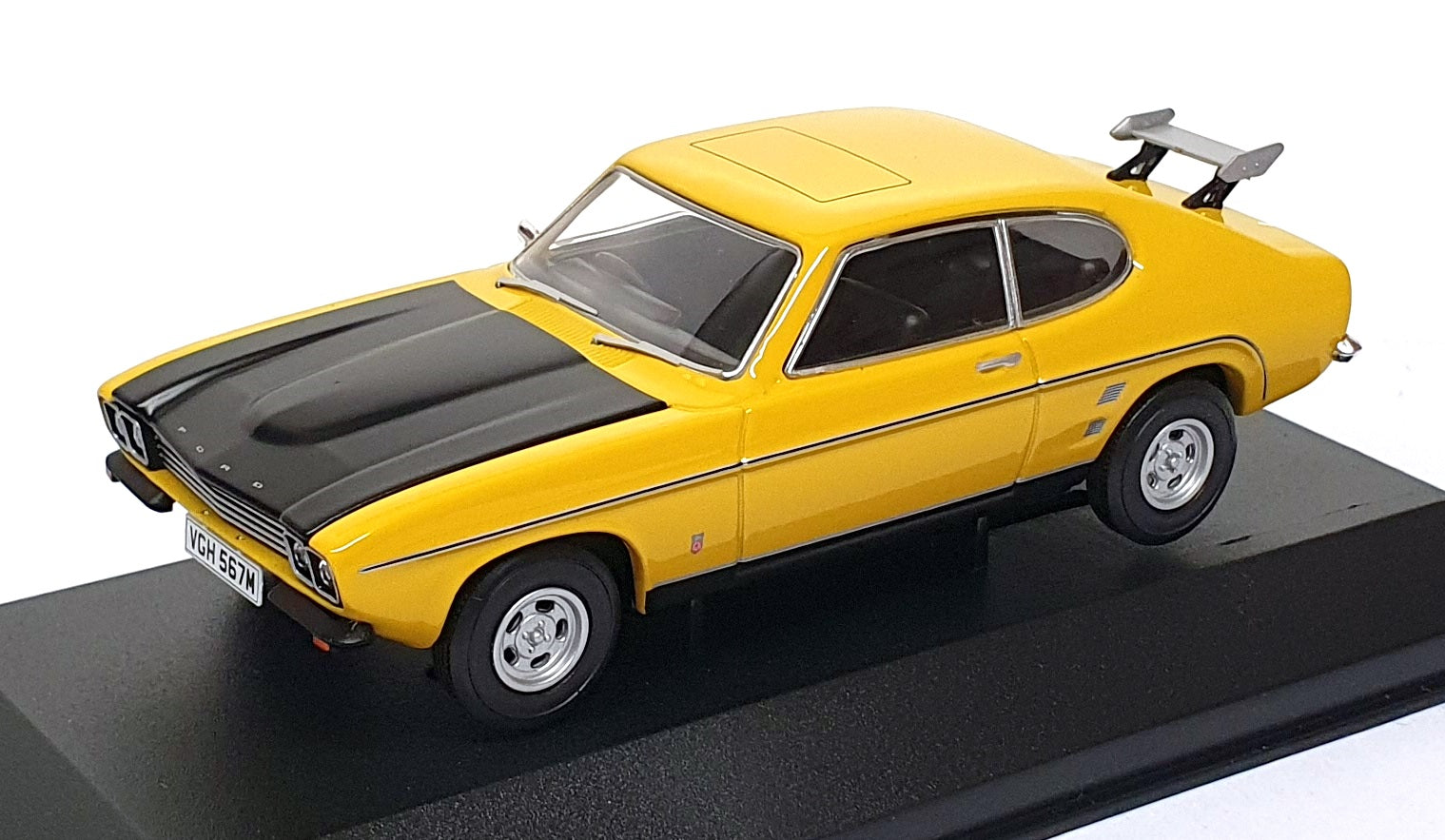 Vanguards 1/43 Scale VA13319 - Ford Capri Mk1 3.0 GXL - Daytona Yellow