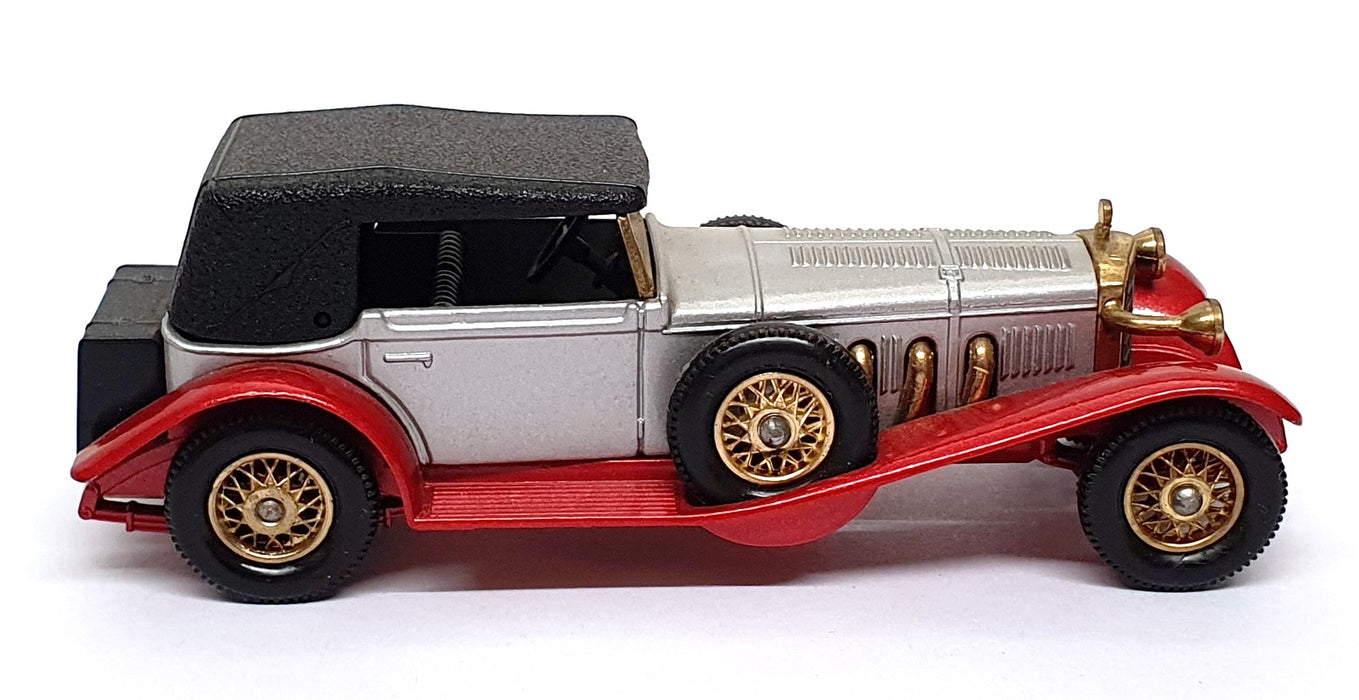 Matchbox Models Of Yesteryear Y-16 - 1928 Mercedes SS Coupe - Silver/Red/Black