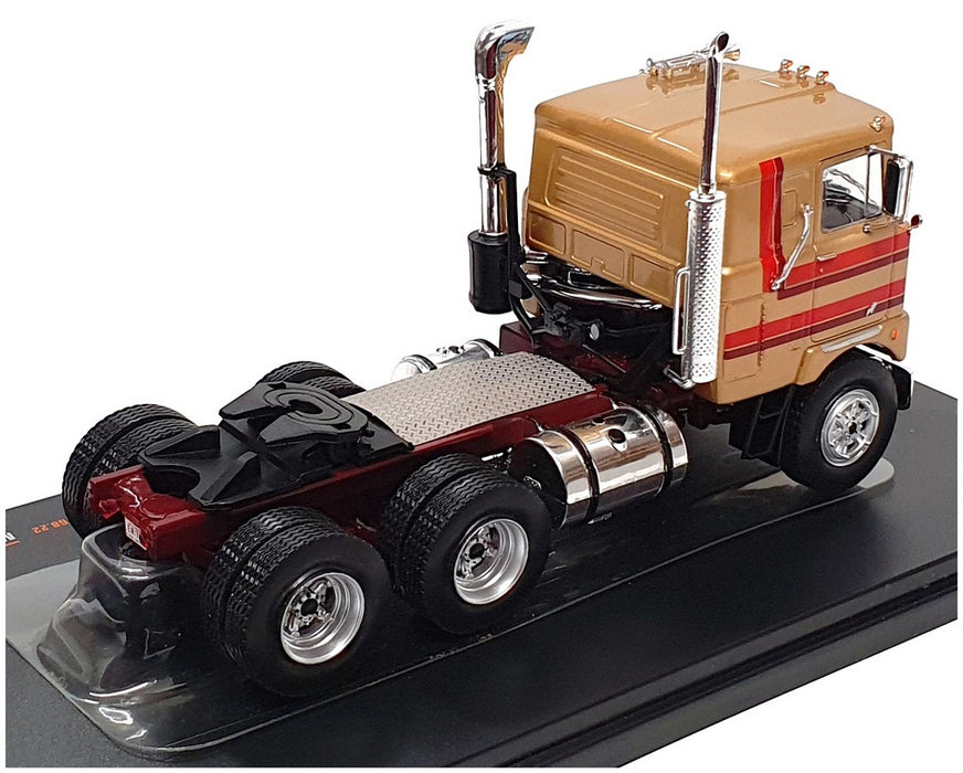 Ixo 1/43 Scale Diecast TR168.22 - 1977 Mack Serie F Truck - Gold/Red