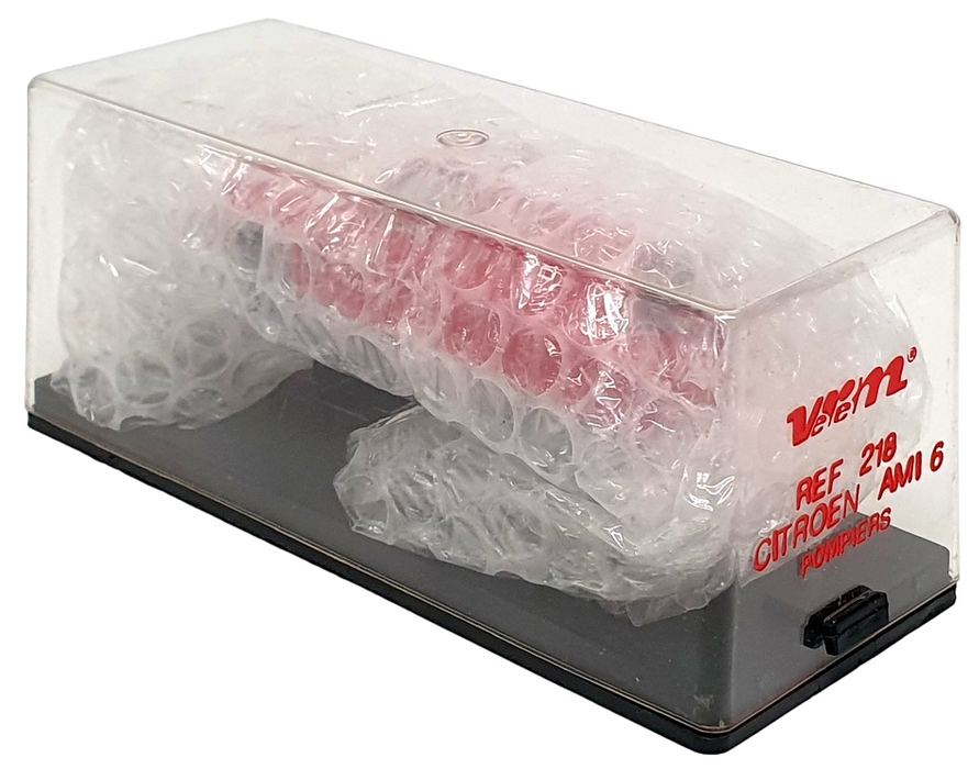 Verem 1/43 Scale 218 - Citroen AMI 6 Fire Van "Sapeurs Pompiers"  - Red