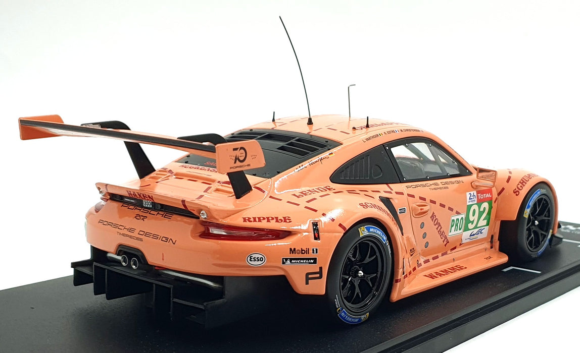 IXO 1/18 Scale LEGT18003 - Porsche 911 #92 24Hr LM 2018