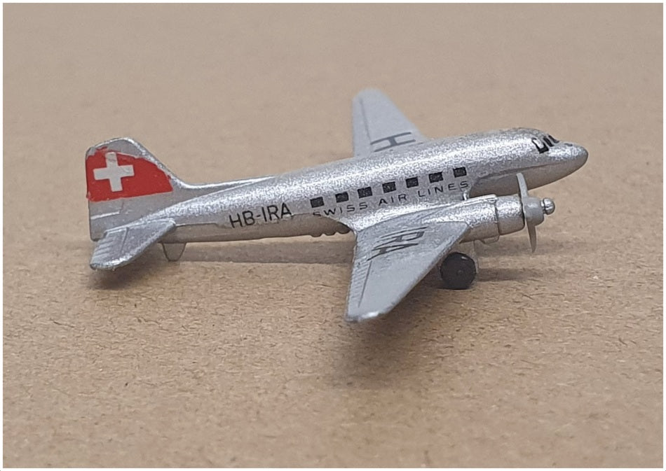 Schabak 1/600 Scale Diecast 932 - Douglas DC-3 Aircraft - Swiss Air