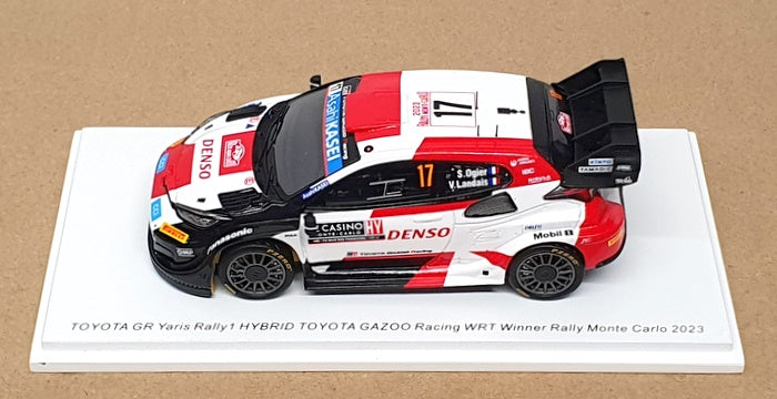 Spark 1/43 Scale S6718 - Toyota GR Yaris #17 Winner Monte Carlo Rally 2023