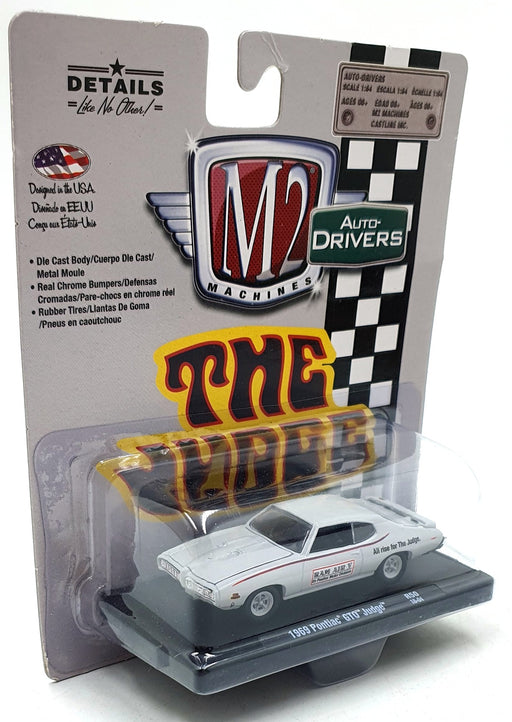 Castline M2 Machines 1/64 Scale R50 - 1969 Pontiac GTO Judge - Grey