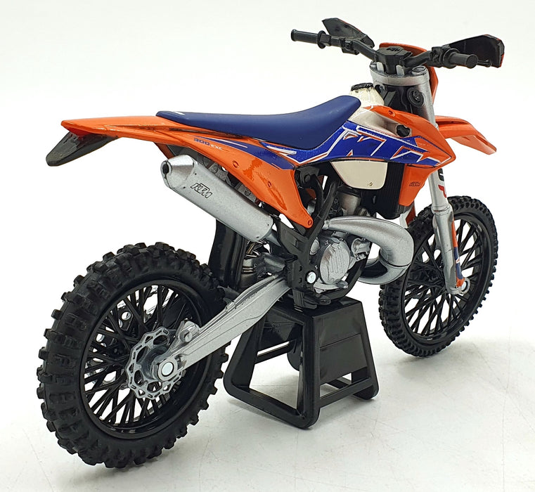 NewRay 1/12 Scale 58373 - KTM 300 EXC-TPI Motorbike - Orange/Blue