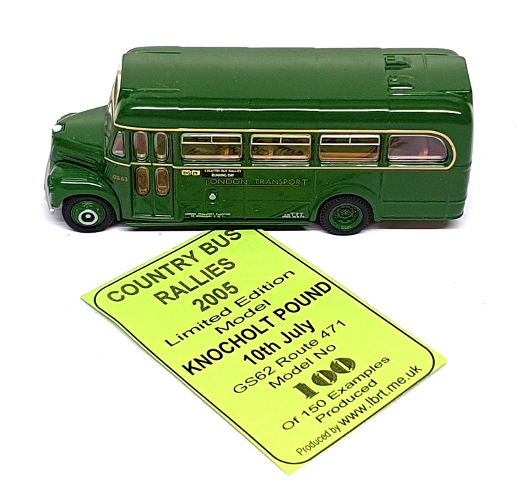 EFE 1/76 Scale CBR05G - Guy GS London Bus R471 Country Bus Rallies 2005 - Green