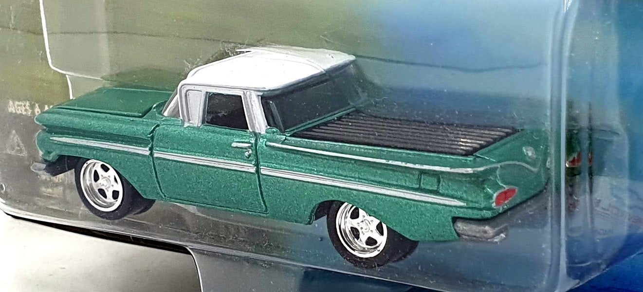 Johnny Lightning 1/64 Scale 358-00 - 1959 Chevrolet El Camino - Met. Green