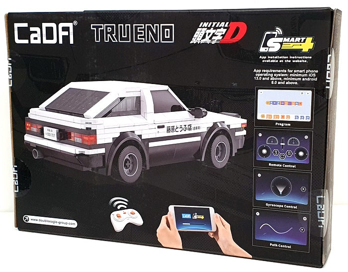 CaDA 1/20 Scale Brick Kit C51086W - RC Toyota AE86 Trueno 325 Pcs - White/Black