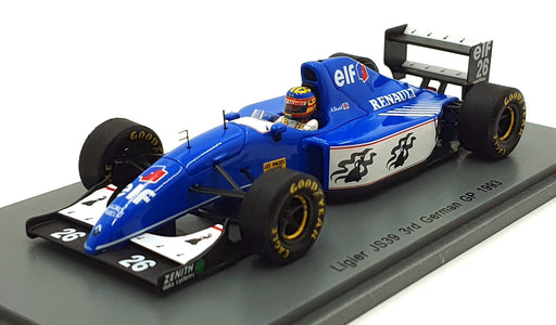 Spark 1/43 Scale S3978 - Ligier JS39 #26 3rd German GP 1993