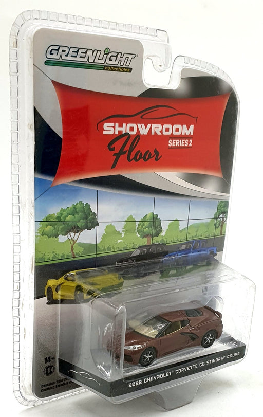 Greenlight 1/64 Scale 68020-B - 2022 Chevrolet Corvette C8 Stingray Coupe Brown