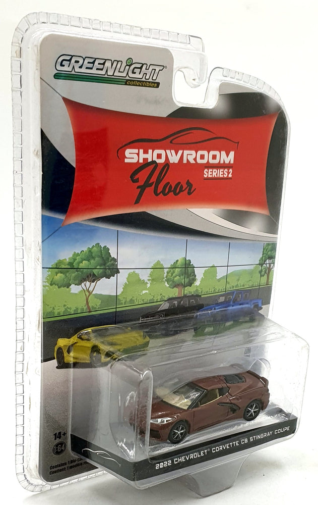 Greenlight 1/64 Scale 68020-B - 2022 Chevrolet Corvette C8 Stingray Coupe Brown