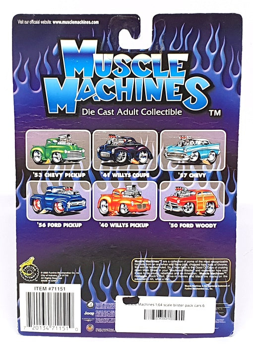 Muscle Machines 1/64 Scale 71151 02-67 - 1962 Chevrolet Corvette Met. Lt. Copper