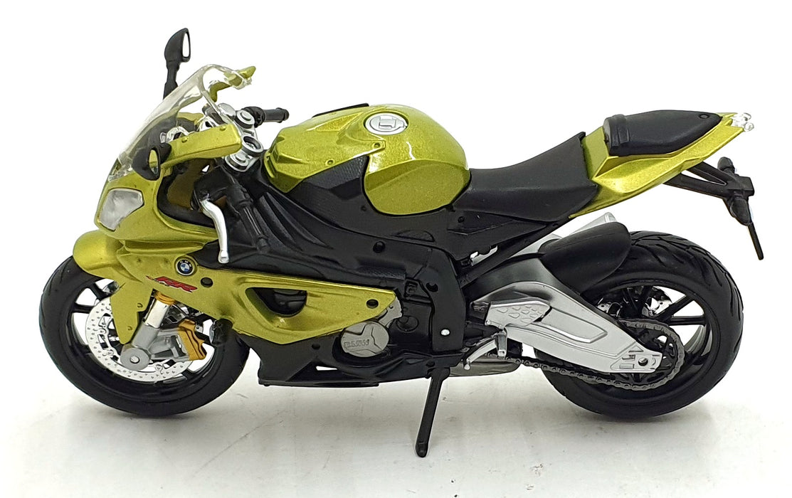 Maisto 1/12 Scale 31191 - BMW S1000RR Motorbike - Met. Green