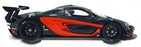 Autoart 1/18 Scale Diecast 81543 - McLaren P1 GTR Dark Hyper Silver/Red Accents