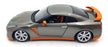 Burago 1/18 Scale Diecast 22426D - 2009 Nissan GTR - Met Grey/Orange