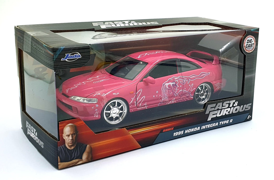 Jada Bigtime Muscle 1/24 Scale Diecast 335876 - 1995 Honda Integra Type R - Pink