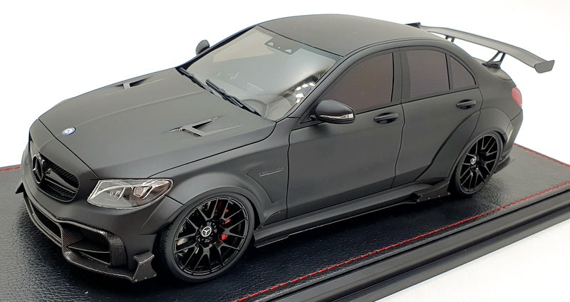 GLM 1/18 Scale GLM188025 Mercedes-Benz C63S AMG Darwin Pro Widebody Matt Black