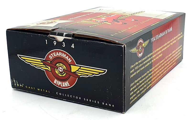 Liberty Speccast Approx 28cm Wingspan 37552 - 1934 Stearman Bi Plane