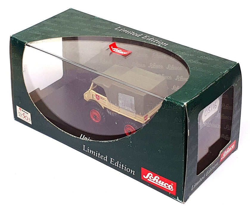 Schuco 1/43 Scale 03116 - Mercedes Benz Unimog 401 Malteser Hifsdienst - Cream