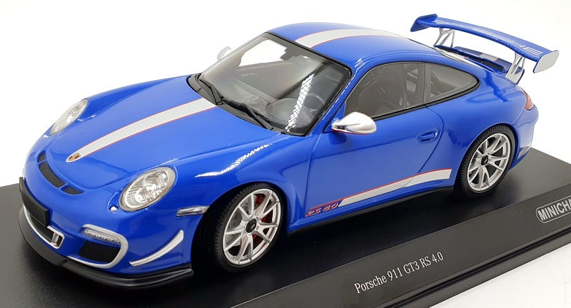 Minichamps 1/18 Scale 155 062222 Porsche 911 GT3 RS 4.0 2011 - Blue