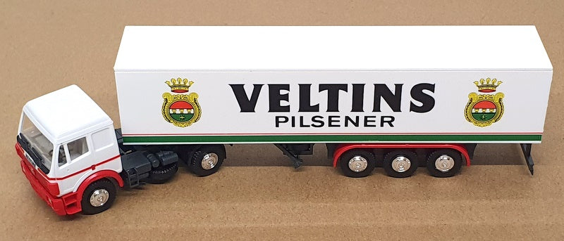 Herpa 1/87 Scale 140522 - Mercedes Benz Truck & Trailer (Veltins Pilsener)