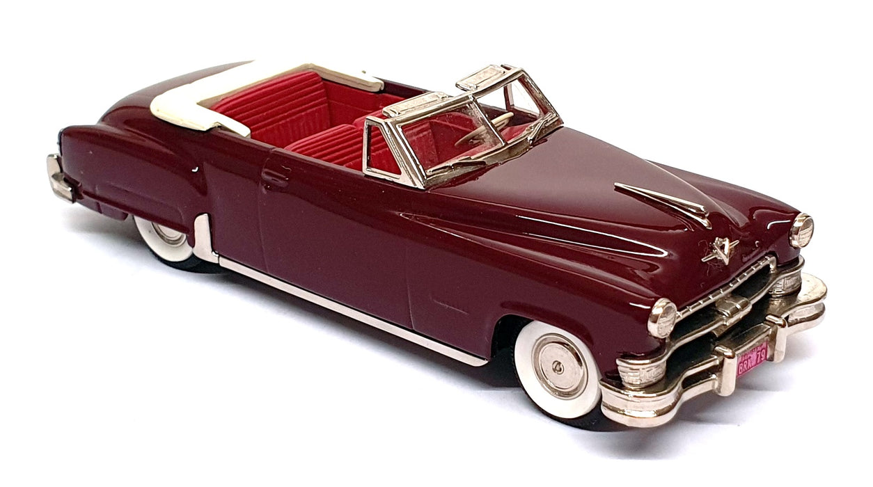 Brooklin Models 1/43 Scale BRK79 - 1951 Chrysler Imperial Convertible - Maroon