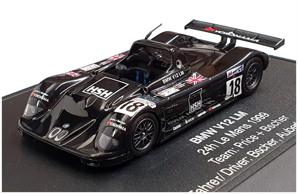 Minichamps 1/43 Scale 80 42 0 009 608 - BMW V12 LM 24h Le Mans 1999