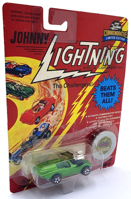 Johnny Lightning 1/64 Scale 100-190 - The Challengers Vicious Vette Bright Green