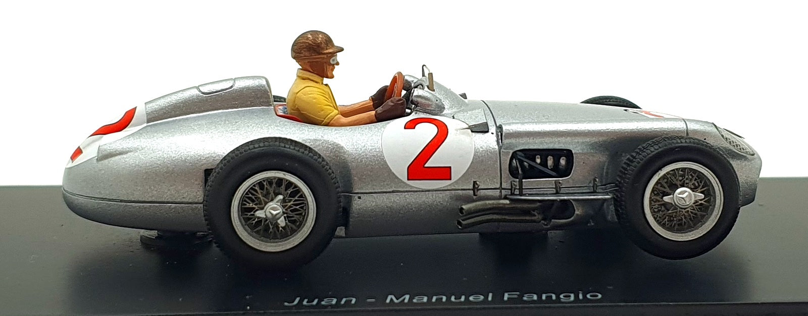 Spark 1/43 Scale S1051 - Mercedes-Benz W196 #2 Monaco GP 1955