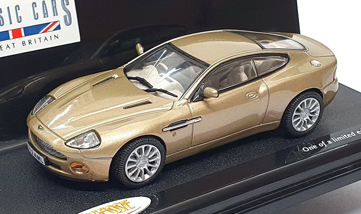 Vitesse 1/43 Scale Diecast 20753 - Aston Martin Vanquish - Glengarry Gold