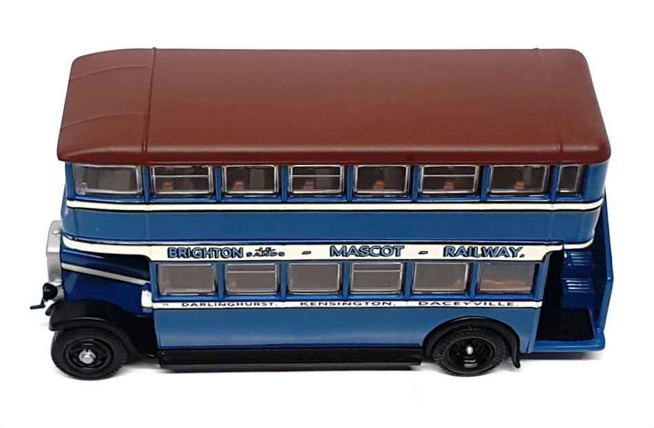 Trux 1/76 Scale TX3D - 1929 Leyland Titan TD1 D/Deck Bus (Route 237) Blue