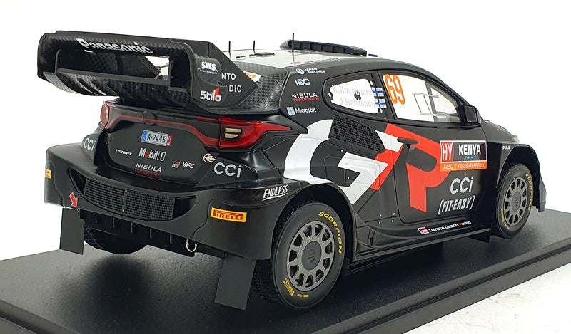 Modèle Réduit Toyota Gr Yaris Rally1 Hybrid Nr.69 Toyota Gazoo Racing Wrt Winnaar Rally Safari 2024 K Rovanpera J Halttunen Modèle Réduit Toyota Gr Yaris Rally1 Hybrid Nr.69 Toyota Gazoo Racing Wrt Winnaar Rally Safari 2024 K Rovanpera J Halttunen