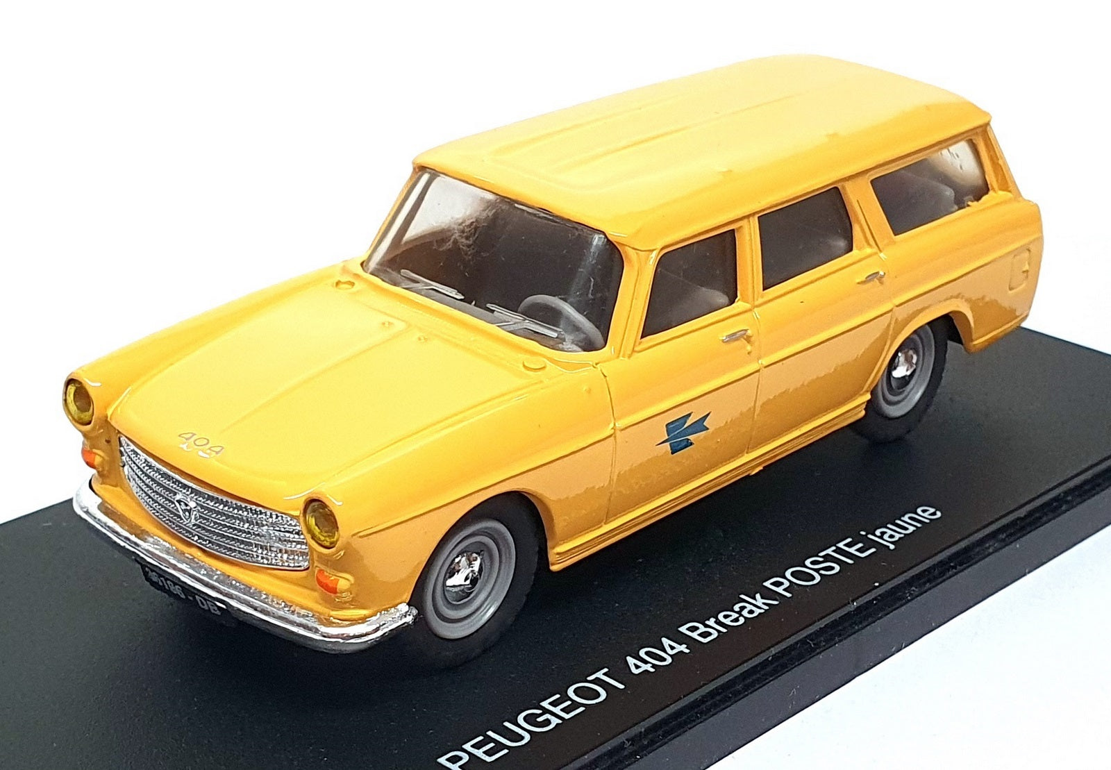 Eligor 1/43 Scale 100256 - Peugeot 404 Break Poste Jaune - Yellow