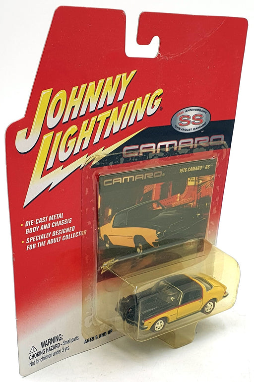 Johnny Lightning 1/64 Scale 992-01 - 1976 Chevrolet Camaro RS - Yellow