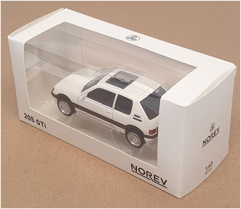 Norev 1/43 Scale Diecast 471738 - Peugeot 205 GTi - White