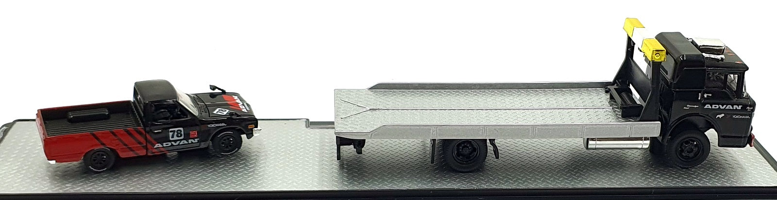 Castline M2 Machines 1/64 Scale S37 - 1957 Mack Model N & 1978 Datsun 620 #78