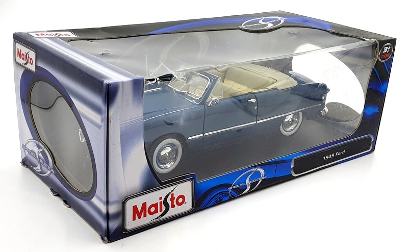 Maisto 1/18 Scale Diecast 31682 - 1949 Ford Convertible - Metallic Blue
