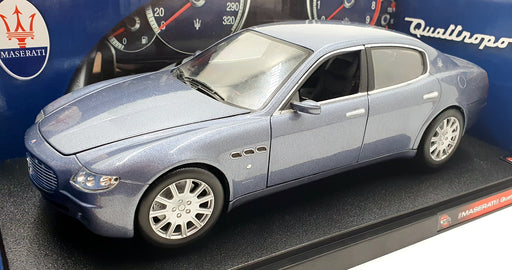 Hot Wheels 1/18 Scale Diecast B7003 - Maserati Quattroporte - Met. Blue