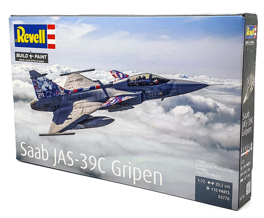 Revell 1/72 Scale Model Kit 03776 - Saab JAS - 39C Gripen Aircraft
