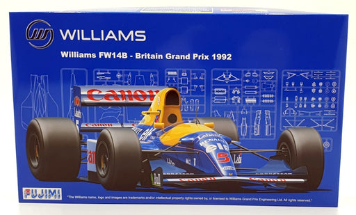 Fujimi 1/20 Scale Model Unbuilt Kit 090528 - 1992 Williams FW14B Britain GP #5