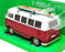 Welly Nex 1/24 Scale W1962R - 1962 VW Classical Bus + Surfboard - White/Dk. Red