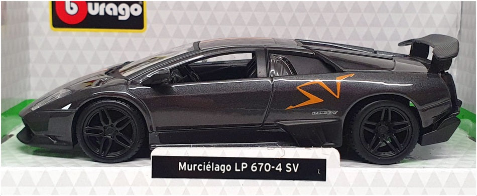 Burago 1/32 Scale 18-43052 - Lamborghini Murcielago LP 670-4 SV - Grey