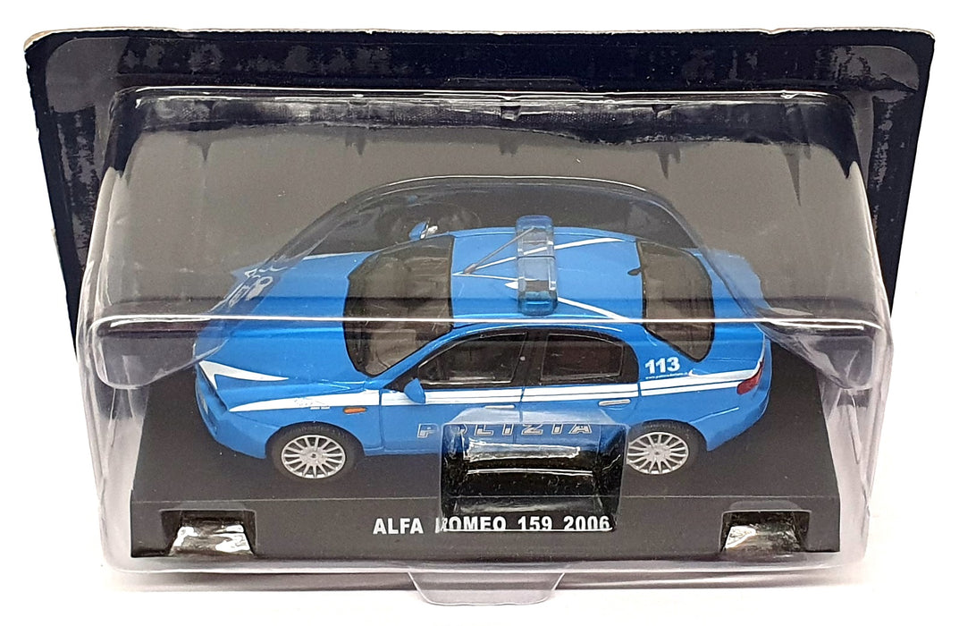 Deagostini 1/43 Scale DAG06B - 2006 Alfa Romeo 159 Polizia - Blue/White